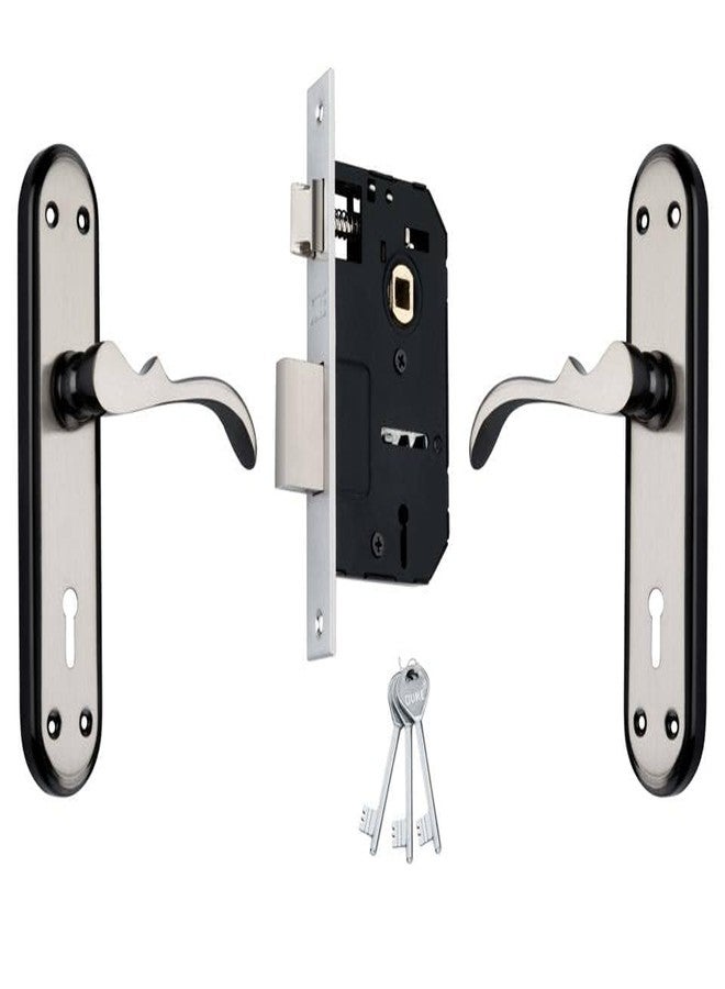 دوق طقم قفل باب ديوك مورتيس 604، قفل ومقبض باب عتيق بلمسة نهائية لامعة مع 3 مفاتيح للمنزل | أقفال أبواب مورتيس للمنزل، غرفة المعيشة، الفندق - Image 2